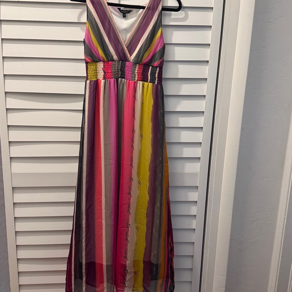 Chaudry KC Colorful, Elegant Maxi Dress, Size M